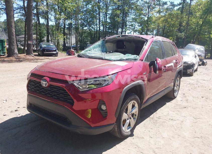 Photo 2 of 2021 Toyota Rav4 HYBRID XLE PREMIUM (VIN 2T3B6RFV3MW028813)