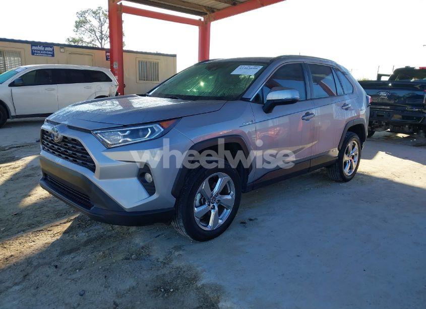 Photo 2 of 2021 Toyota Rav4 HYBRID XLE PREMIUM (VIN 2T3B6RFV9MW028928)
