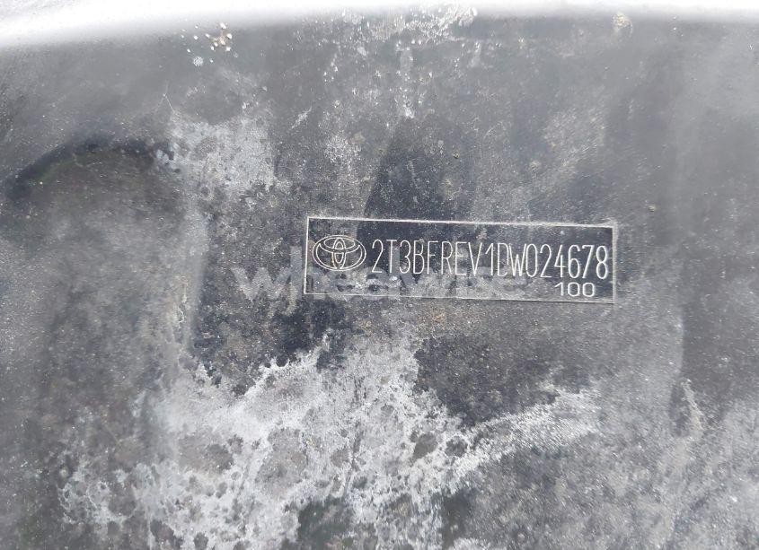 Photo 9 of 2013 Toyota Rav4 LE (VIN 2T3BFREV1DW024678)