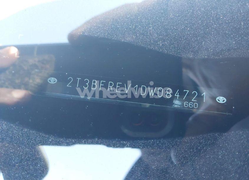 Photo 17 of 2013 Toyota Rav4 LE (VIN 2T3BFREV1DW084721)