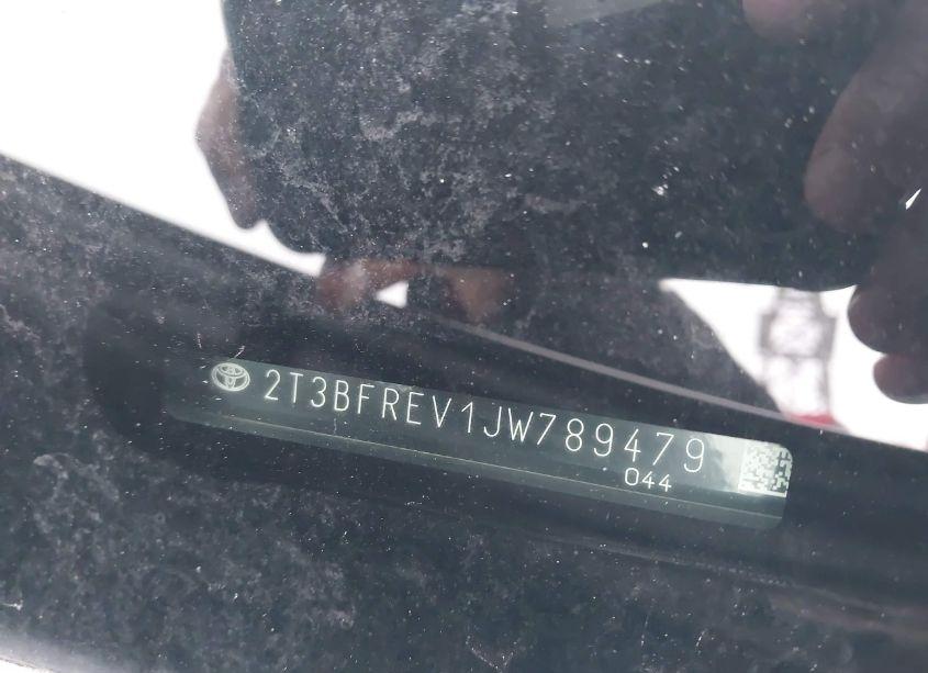 Photo 9 of 2018 Toyota Rav4 LE (VIN 2T3BFREV1JW789479)