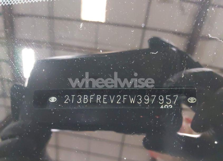 Photo 9 of 2015 Toyota Rav4 LE (VIN 2T3BFREV2FW397957)