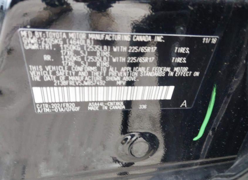 Photo 9 of 2018 Toyota Rav4 LE (VIN 2T3BFREV5JW857492)