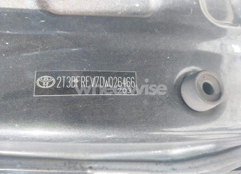 Photo 9 of 2013 Toyota Rav4 LE (VIN 2T3BFREV7DW026466)