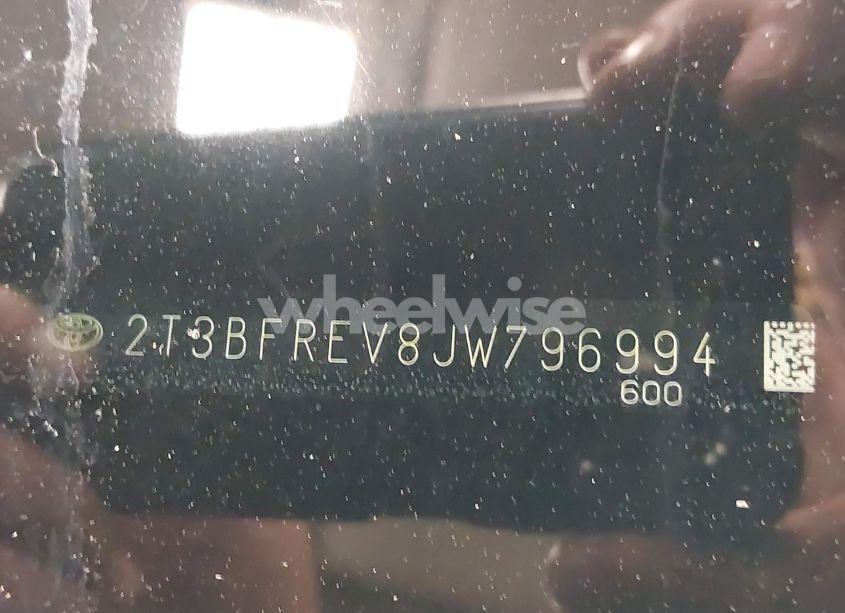 Photo 17 of 2018 Toyota Rav4 LE (VIN 2T3BFREV8JW796994)