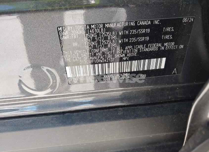 Photo 9 of 2024 Toyota Rav4 XLE PREMIUM (VIN 2T3C1RFV0RW342137)