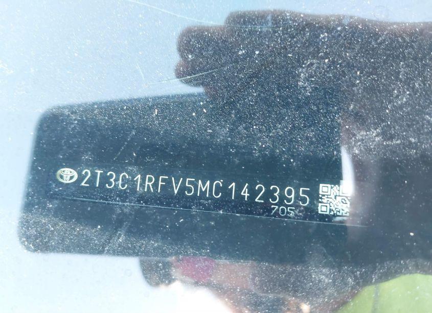 Photo 9 of 2021 Toyota Rav4 XLE PREMIUM (VIN 2T3C1RFV5MC142395)