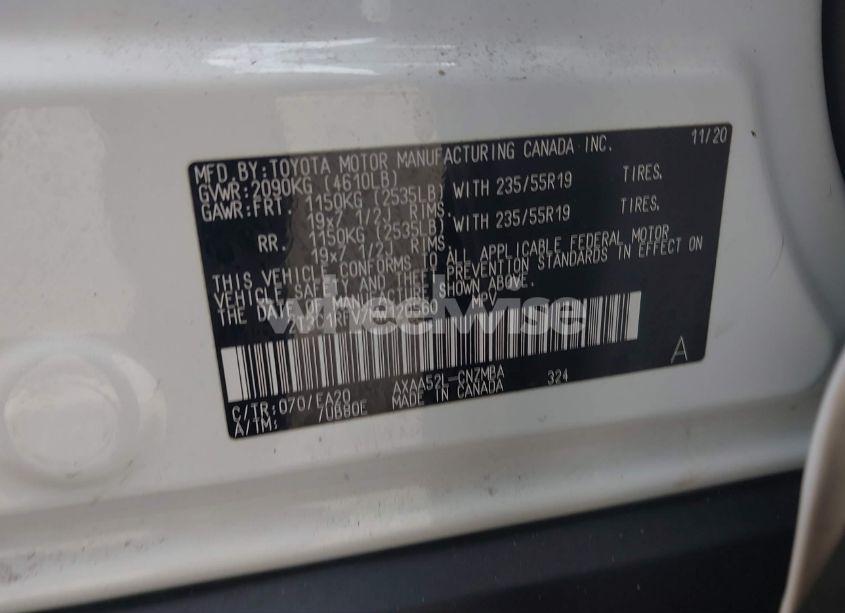 Photo 9 of 2021 Toyota Rav4 XLE PREMIUM (VIN 2T3C1RFV7MW120560)