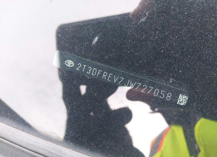 Photo 9 of 2018 Toyota Rav4 LIMITED/SE/PLATINUM (VIN 2T3DFREV7JW727058)