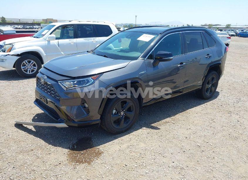 Photo 2 of 2021 Toyota Rav4 HYBRID XSE (VIN 2T3E6RFV2MW019937)