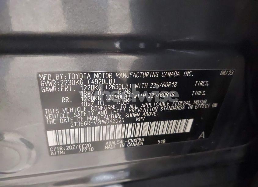 Photo 9 of 2023 Toyota Rav4 HYBRID XSE (VIN 2T3E6RFV2PW042025)