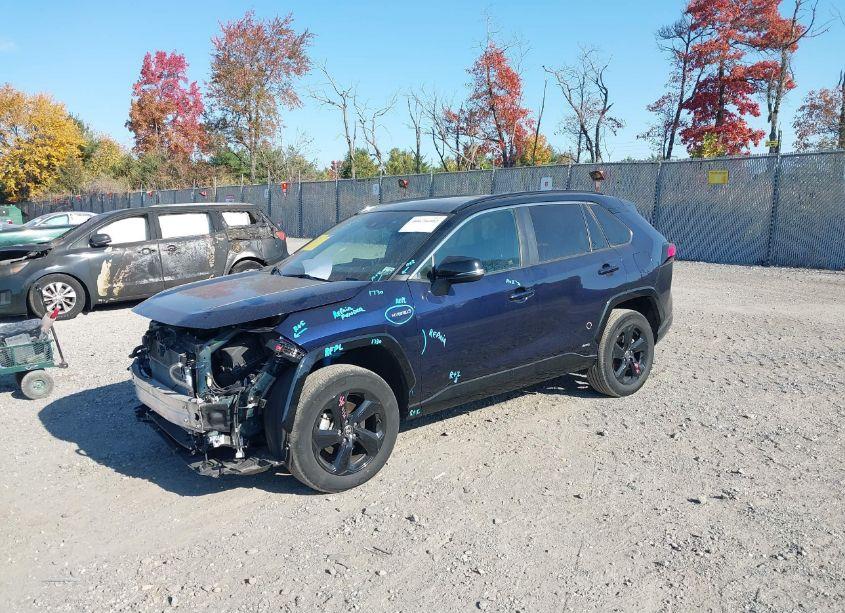 Photo 2 of 2021 Toyota Rav4 HYBRID XSE (VIN 2T3E6RFVXMW022536)