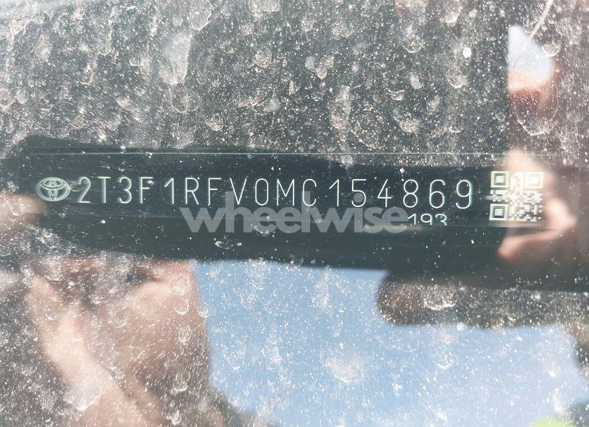 Photo 20 of 2021 Toyota Rav4 LE (VIN 2T3F1RFV0MC154869)