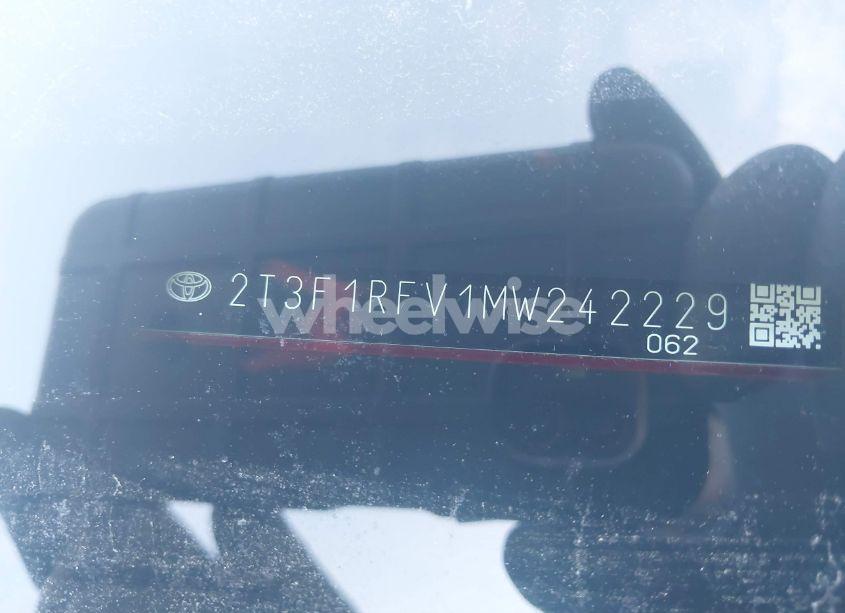 Photo 9 of 2021 Toyota Rav4 LE (VIN 2T3F1RFV1MW242229)