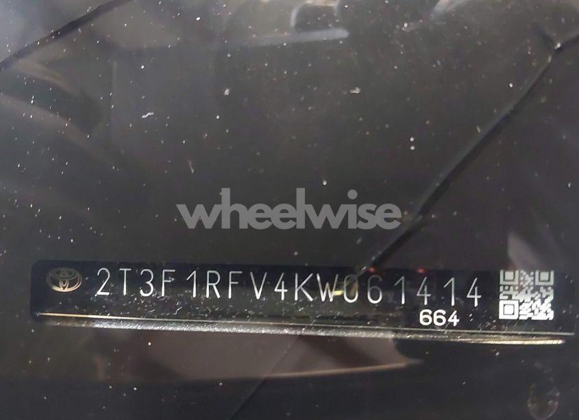 Photo 18 of 2019 Toyota Rav4 LE (VIN 2T3F1RFV4KW061414)