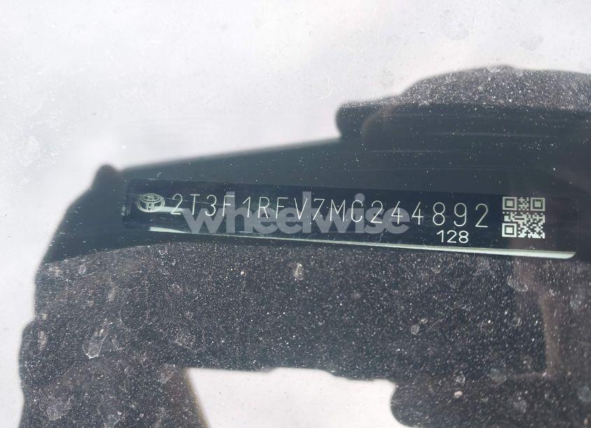 Photo 17 of 2021 Toyota Rav4 LE (VIN 2T3F1RFV7MC244892)