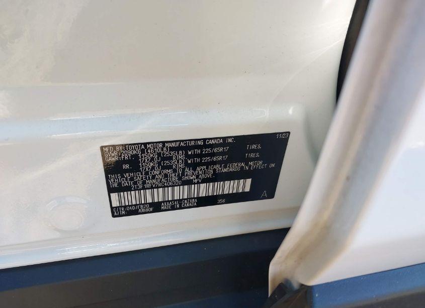 Photo 9 of 2024 Toyota Rav4 LE (VIN 2T3F1RFV7RC406320)