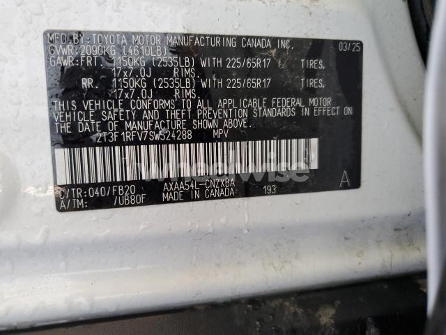 Photo 6 of 2025 TOYOTA RAV4 LE (VIN 2T3F1RFV7SW524288)