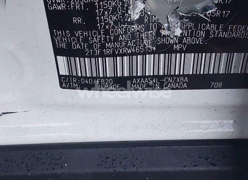 Photo 9 of 2024 Toyota Rav4 LE (VIN 2T3F1RFVXRW465134)