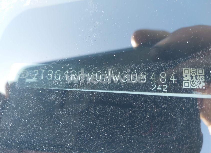 Photo 17 of 2022 Toyota Rav4 LE (VIN 2T3G1RFV0NW308484)