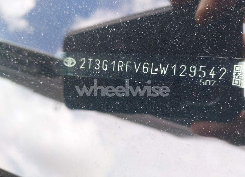 Photo 9 of 2020 Toyota Rav4 LE (VIN 2T3G1RFV6LW129542)