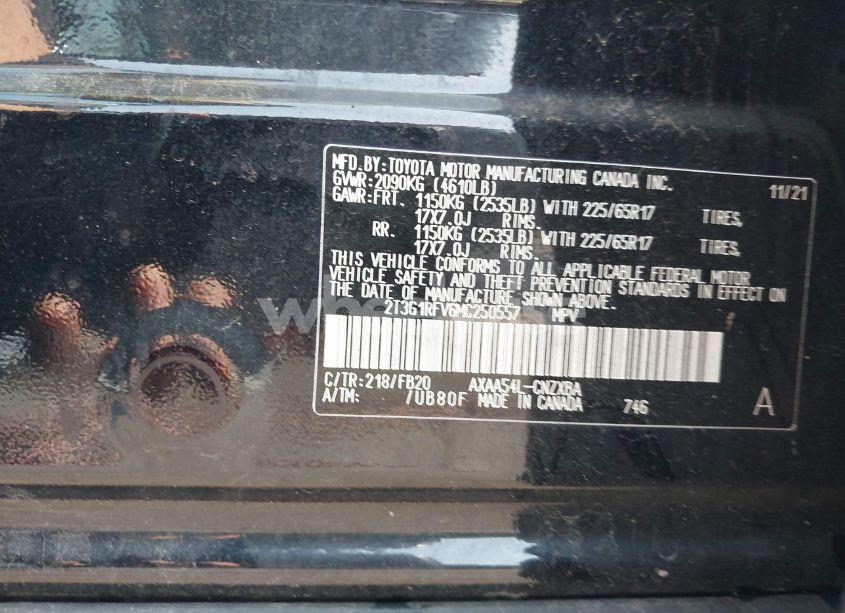 Photo 9 of 2021 Toyota Rav4 LE (VIN 2T3G1RFV6MC250557)