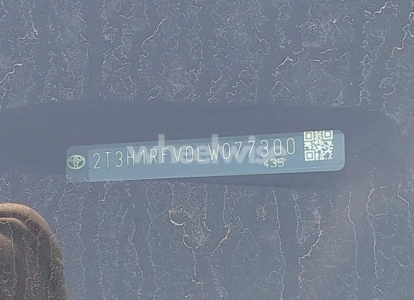 Photo 9 of 2020 Toyota Rav4 LE (VIN 2T3H1RFV0LW077300)