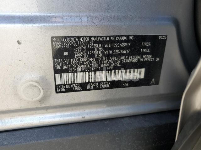 Photo 10 of 2025 TOYOTA RAV4 LE (VIN 2T3H1RFV1SC312111)