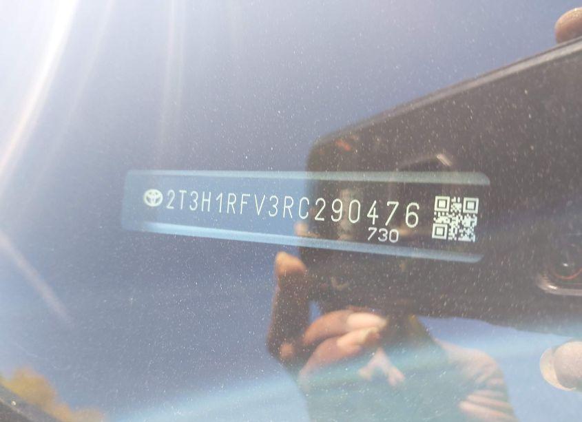 Photo 9 of 2024 Toyota Rav4 LE (VIN 2T3H1RFV3RC290476)