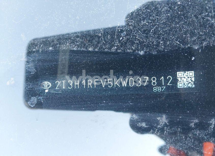 Photo 9 of 2019 Toyota Rav4 LE (VIN 2T3H1RFV5KW037812)