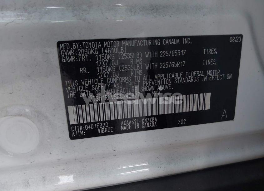 Photo 9 of 2023 Toyota Rav4 LE (VIN 2T3H1RFV5PC245827)