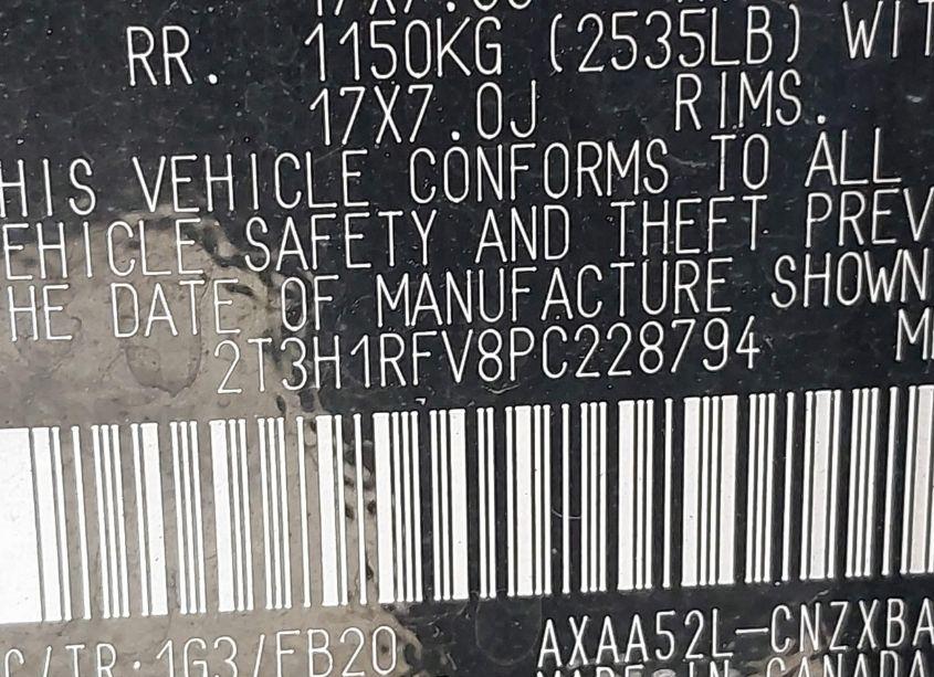 Photo 9 of 2023 Toyota Rav4 LE (VIN 2T3H1RFV8PC228794)