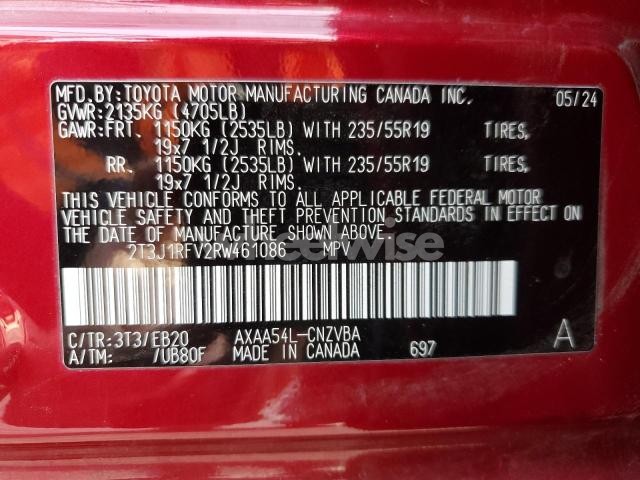 Photo 14 of 2024 TOYOTA RAV4 ADVENTURE (VIN 2T3J1RFV2RW461086)