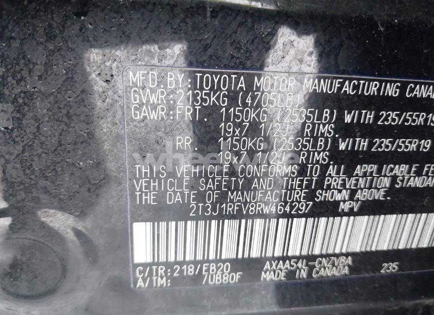 Photo 9 of 2024 Toyota Rav4 ADVENTURE (VIN 2T3J1RFV8RW464297)