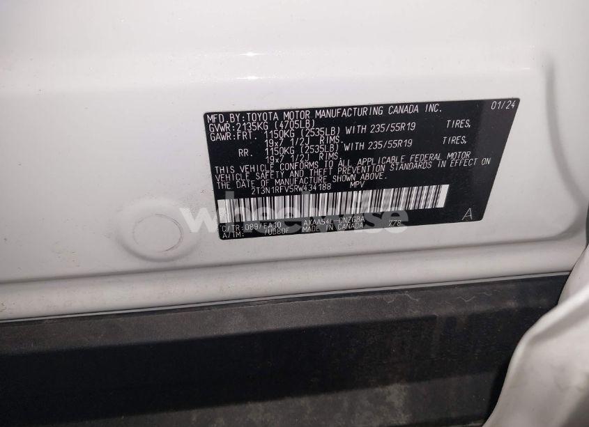 Photo 9 of 2024 Toyota Rav4 LIMITED (VIN 2T3N1RFV5RW434188)