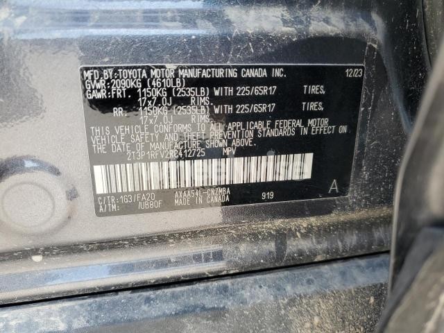 2024 TOYOTA RAV4 XLE (VIN 2T3P1RFV2RC412725) main photo