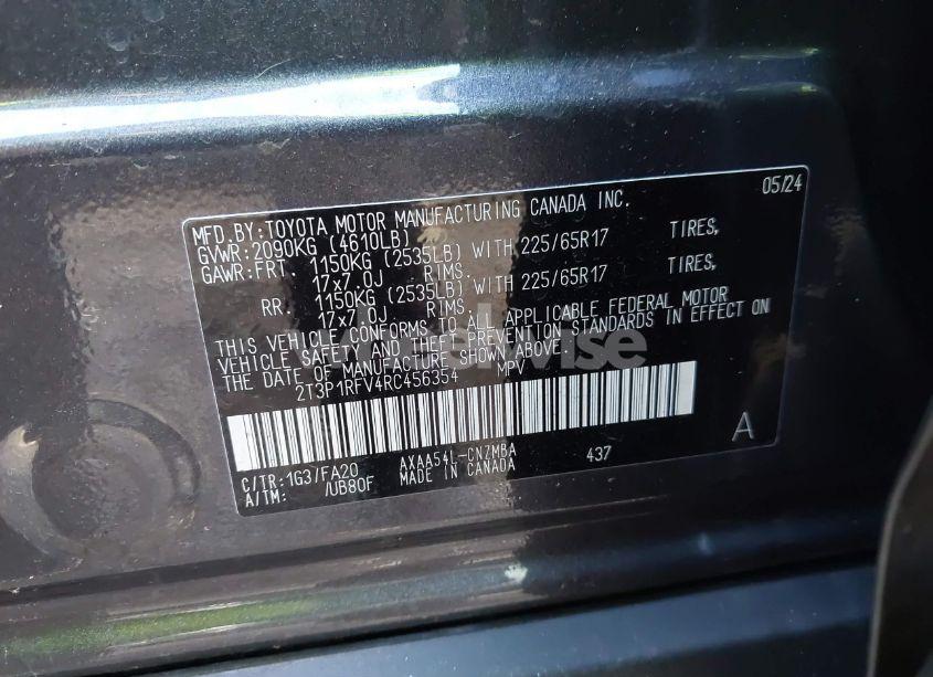 Photo 9 of 2024 Toyota Rav4 XLE (VIN 2T3P1RFV4RC456354)