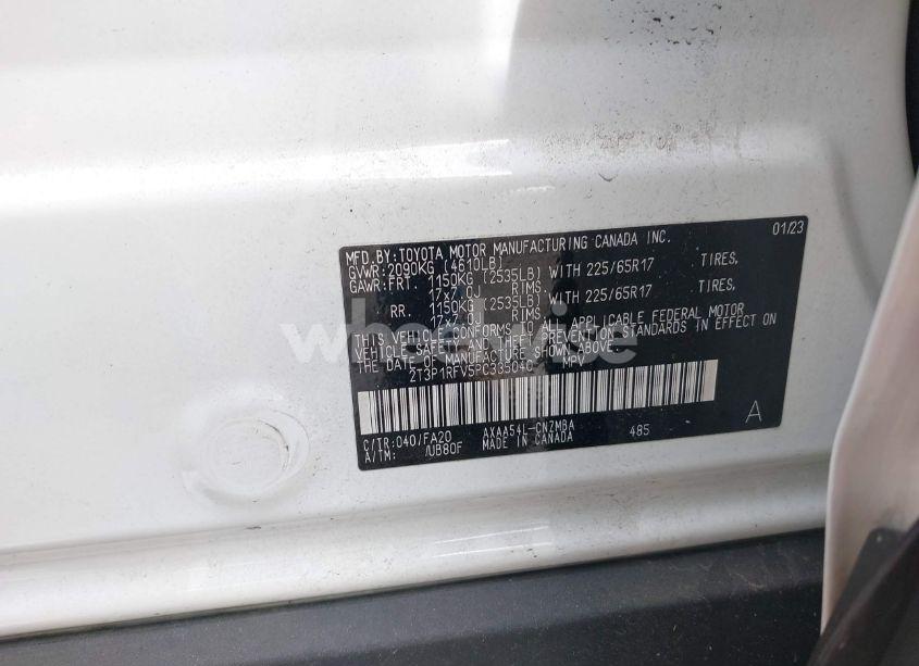 Photo 9 of 2023 Toyota Rav4 XLE (VIN 2T3P1RFV5PC335040)