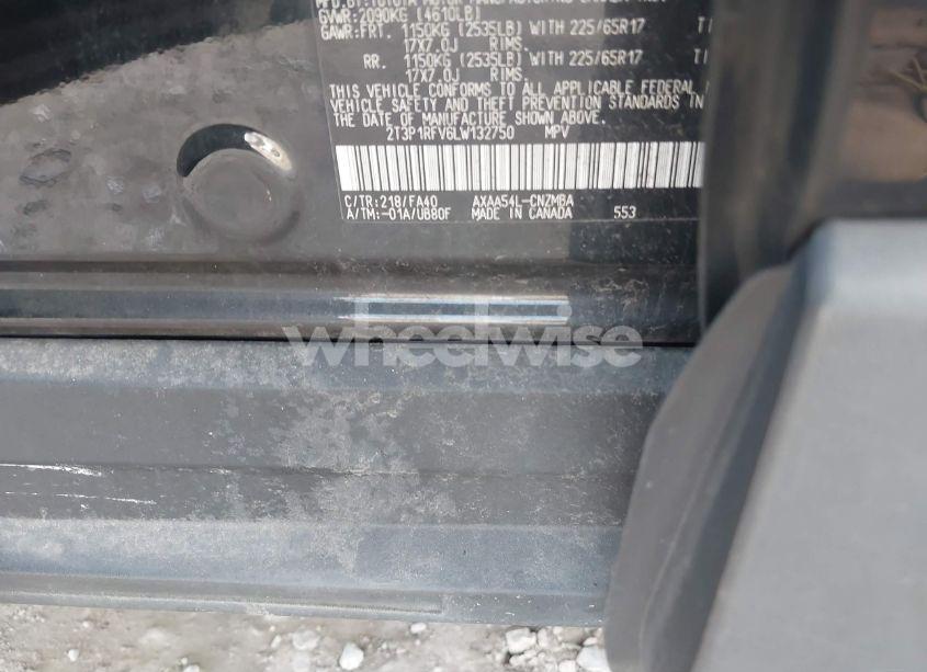 Photo 9 of 2020 Toyota Rav4 XLE (VIN 2T3P1RFV6LW132750)