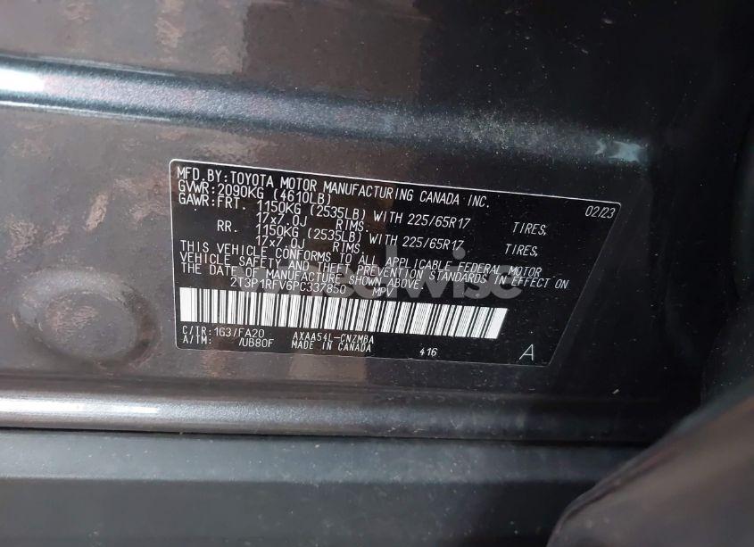 Photo 9 of 2023 Toyota Rav4 XLE (VIN 2T3P1RFV6PC337850)