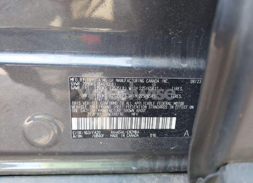 Photo 9 of 2023 Toyota Rav4 XLE (VIN 2T3P1RFV6PW399716)