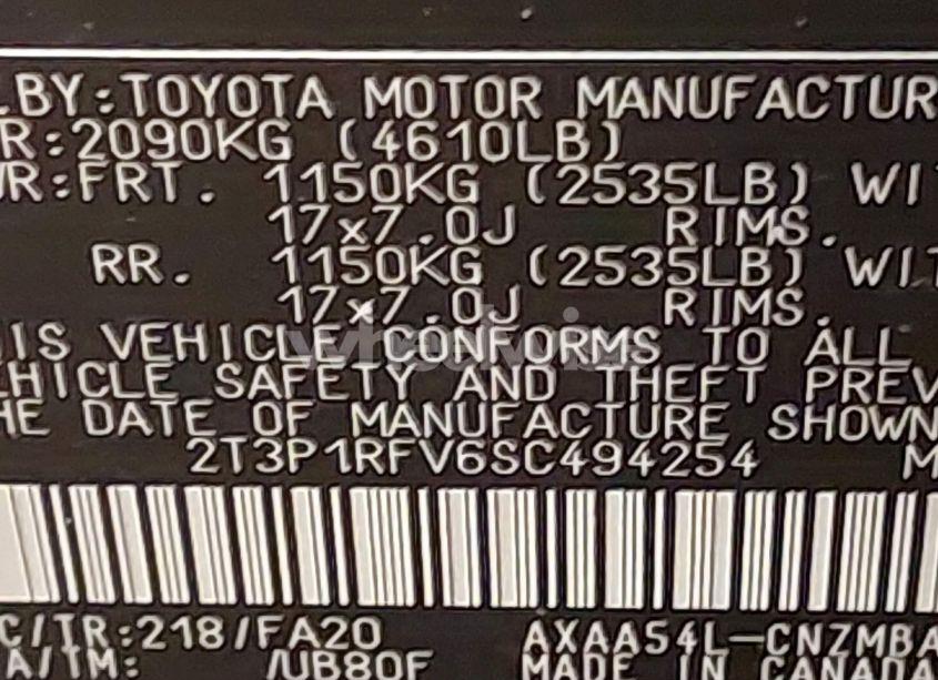 Photo 9 of 2025 Toyota Rav4 XLE (VIN 2T3P1RFV6SC494254)