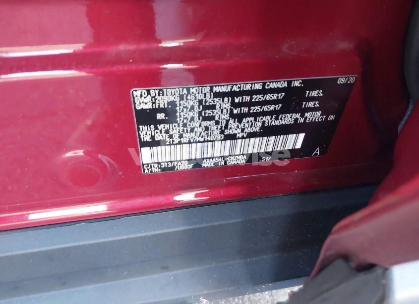 Photo 9 of 2021 Toyota Rav4 XLE (VIN 2T3P1RFV7MW140793)