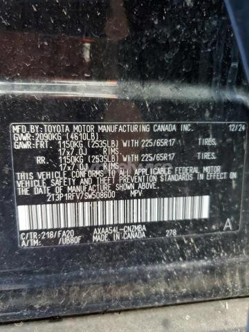 Photo 10 of 2025 TOYOTA RAV4 XLE (VIN 2T3P1RFV7SW508600)