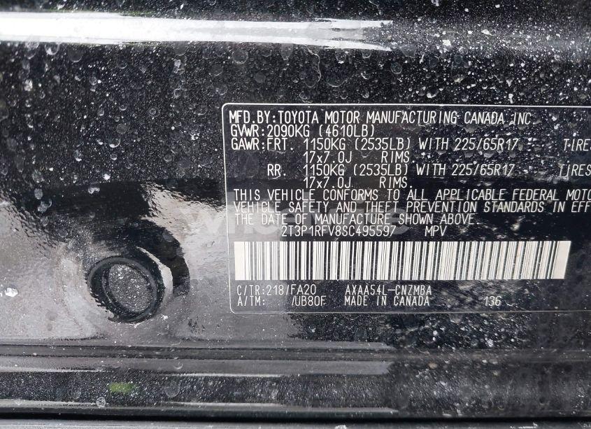 Photo 9 of 2025 Toyota Rav4 XLE (VIN 2T3P1RFV8SC495597)