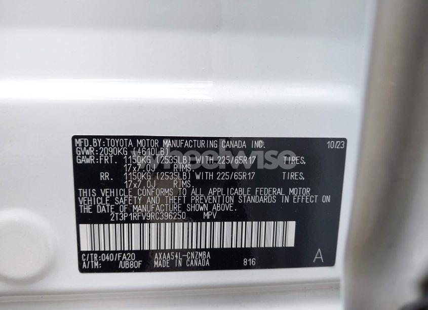 Photo 9 of 2024 Toyota Rav4 XLE (VIN 2T3P1RFV9RC396250)