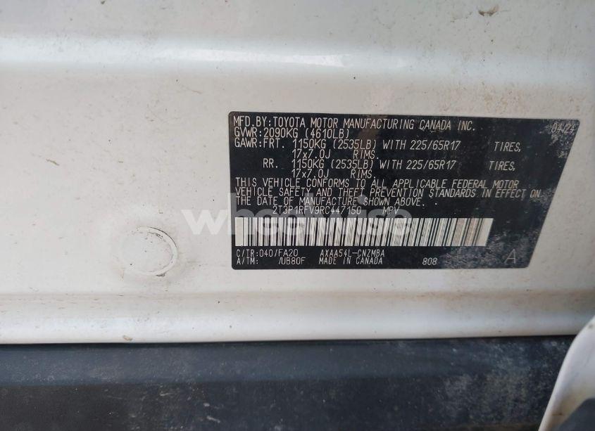 Photo 9 of 2024 Toyota Rav4 XLE (VIN 2T3P1RFV9RC447150)