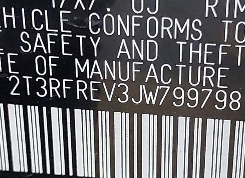 Photo 9 of 2018 Toyota Rav4 XLE (VIN 2T3RFREV3JW799798)