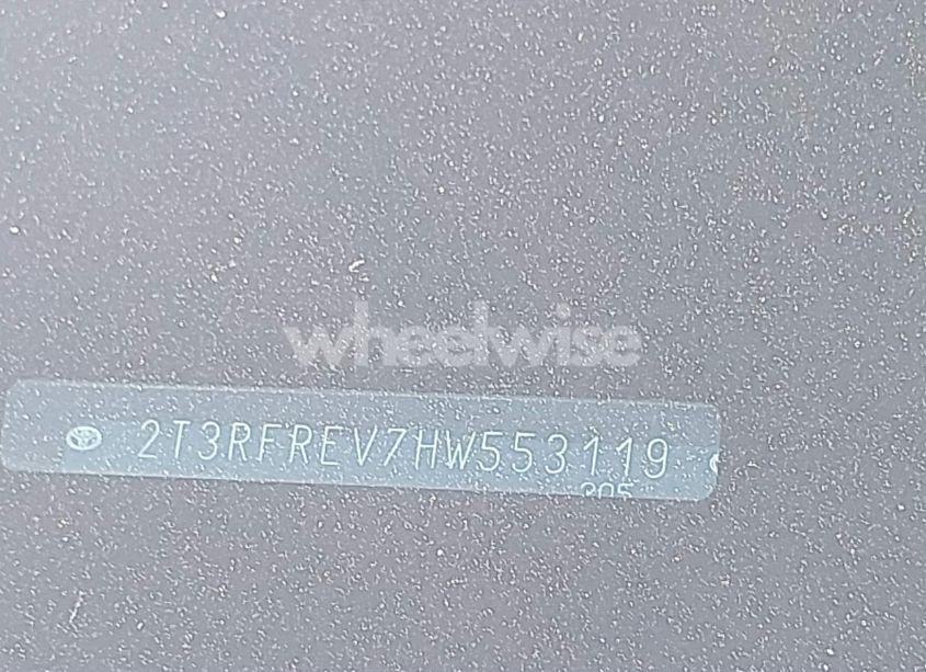 Photo 9 of 2017 Toyota Rav4 XLE (VIN 2T3RFREV7HW553119)