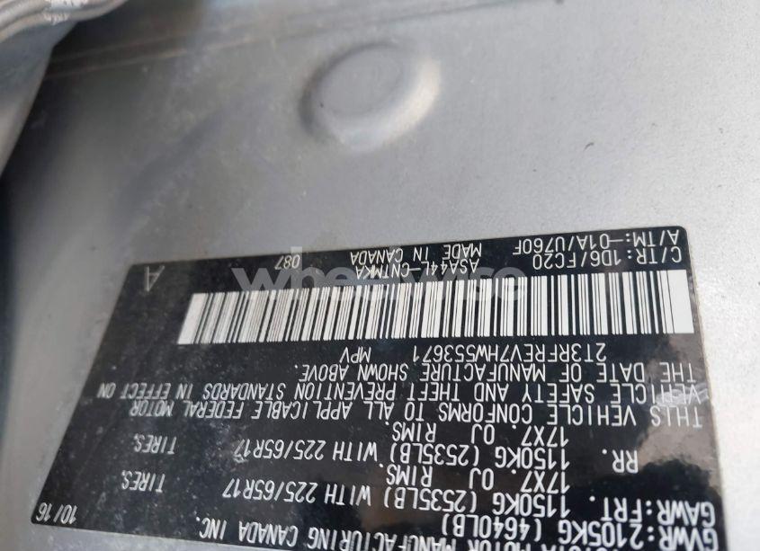 Photo 9 of 2017 Toyota Rav4 XLE (VIN 2T3RFREV7HW553671)